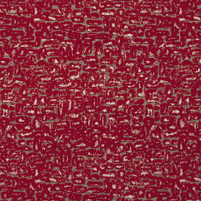 Moda Rouge by Clarke And Clarke Designer Fabric CLARKE & CLARKE DIMENSIONS POLYESTER - 51%;COTTON - 49% Turkey HEAVY Horizontal: 13.78 and Vertical: 16.14 54 - Swanky Fabrics -