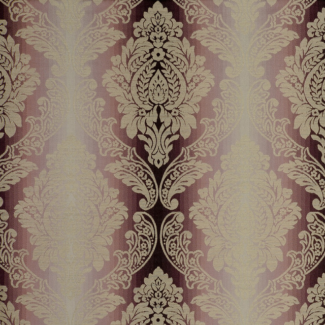 Ornato Orchid by Clarke And Clarke Designer Fabric CLARKE & CLARKE PALLADIO POLYESTER - 37%;VISCOSE - 36%;COTTON - 18%;LINEN - 9% Turkey HEAVY Horizontal: 13.78 and Vertical: 22.05 54 - Swanky Fabrics -