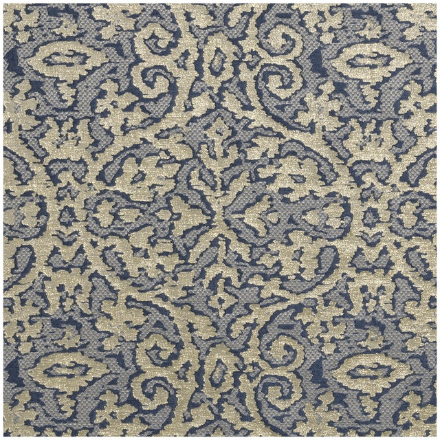 Imperiale Chicory by Clarke And Clarke Designer Fabric CLARKE & CLARKE IMPERIALE NYLON - 35%;VISCOSE - 28%;LINEN - 26%;METAL - 11% India MEDIUM Horizontal: 9.45 and Vertical: 9.65 57 - Swanky Fabrics -
