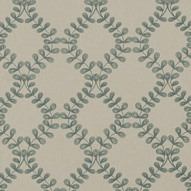 Malham Duckegg by Clarke And Clarke Designer Fabric CLARKE & CLARKE RICHMOND POLYESTER - 52%;COTTON - 48% India - Horizontal: 8.46 and Vertical: 9.06 54 - Swanky Fabrics -