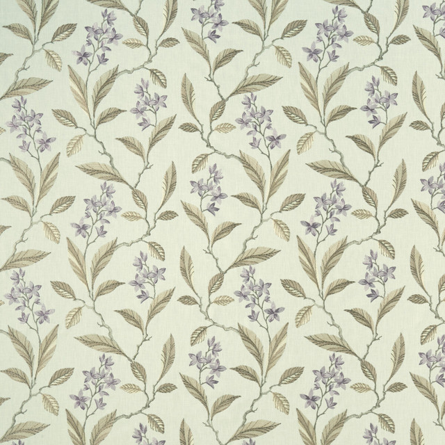 Melrose Heather by Clarke And Clarke Designer Fabric CLARKE & CLARKE HALCYON POLYESTER - 52%;COTTON - 48% India - Horizontal: 17.32 and Vertical: 12.8 54 - Swanky Fabrics -