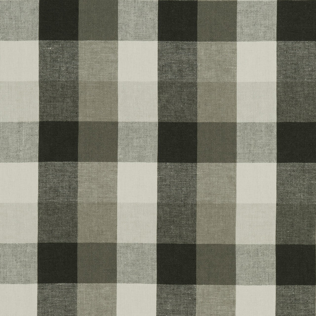 Austin Check Charcoal by Clarke And Clarke Designer Fabric CLARKE & CLARKE CASTLE GARDEN LINEN - 100% Turkey HEAVY Horizontal: 6.89 and Vertical: 7.68 53 - Swanky Fabrics -