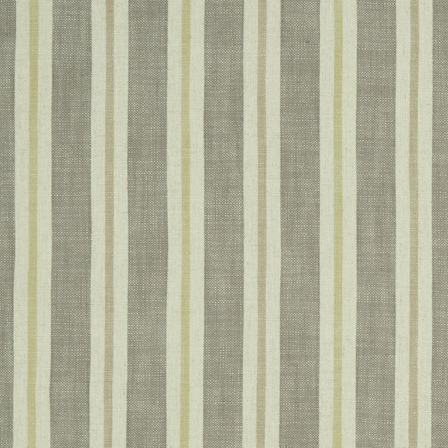 Sackville Stripe Citron/Natural by Clarke And Clarke Designer Fabric CLARKE & CLARKE CASTLE GARDEN VISCOSE - 80%;LINEN - 20% Turkey HEAVY Horizontal: 4.33 and Vertical: 0 54 - Swanky Fabrics -