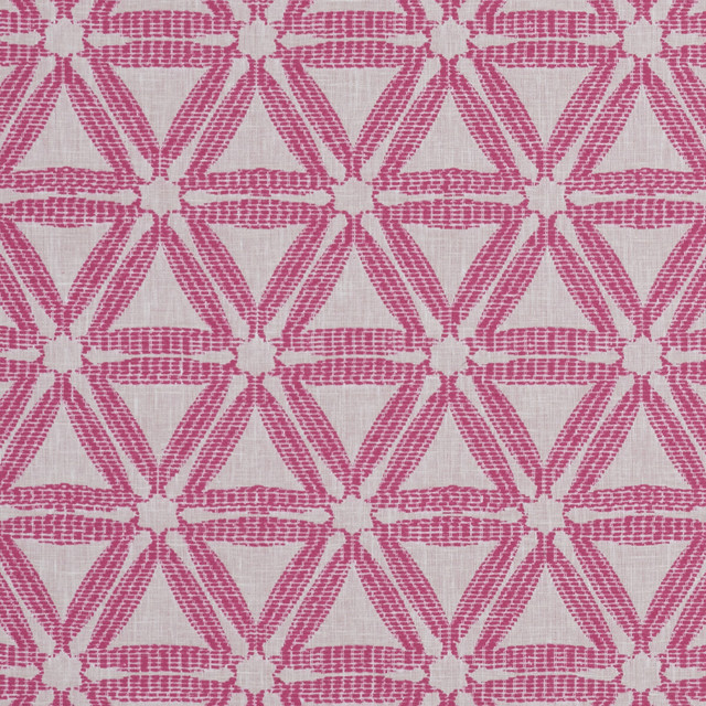 Delta Raspberry by Clarke And Clarke Designer Fabric CLARKE & CLARKE DELTA COTTON - 67%;POLYESTER - 33% India - Horizontal: 4.33 and Vertical: 7.48 54 - Swanky Fabrics -