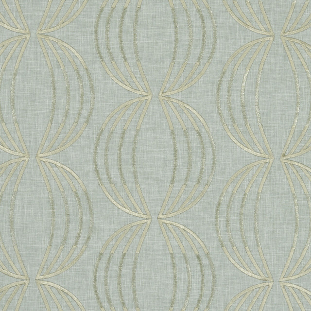 Carraway Mineral by Clarke And Clarke Designer Fabric CLARKE & CLARKE LUSSO POLYESTER - 52%;COTTON - 48% India - Horizontal: 12.68 and Vertical: 6.3 54 - Swanky Fabrics -
