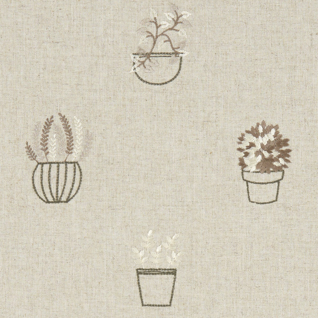 Hidcote Natural by Clarke And Clarke Designer Fabric CLARKE & CLARKE AVEBURY - India - Horizontal: 16.54 and Vertical: 18.5 54 - Swanky Fabrics -