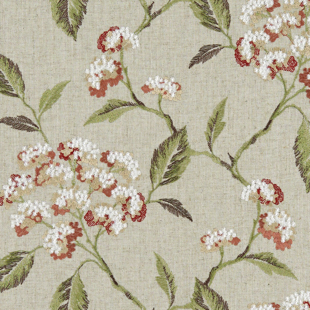 Summerby Spice by Clarke And Clarke Designer Fabric CLARKE & CLARKE AVEBURY VISCOSE - 75%;LINEN - 25% India - Horizontal: 16.54 and Vertical: 12.4 54 - Swanky Fabrics -