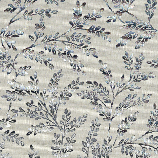 Ferndown Denim by Clarke And Clarke Designer Fabric CLARKE & CLARKE HERITAGE COTTON - 45%;VISCOSE - 44%;LINEN - 11% Turkey HEAVY Horizontal: 13.78 and Vertical: 15.55 54 - Swanky Fabrics -