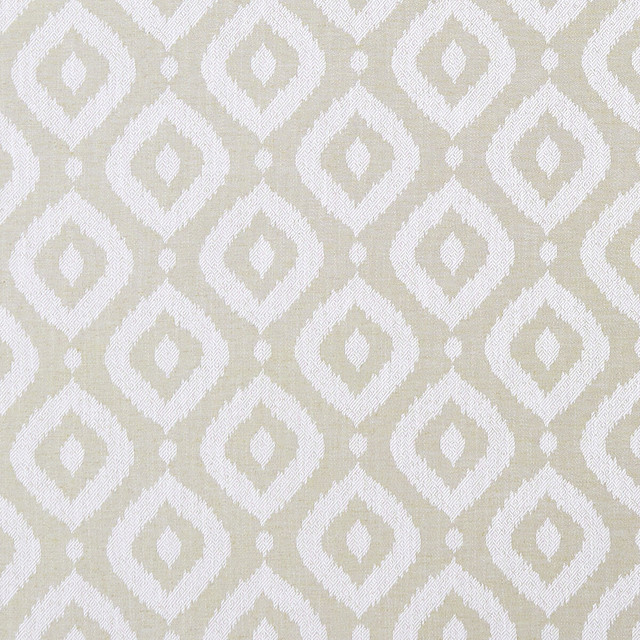Soraya Natural by Clarke And Clarke Designer Fabric CLARKE & CLARKE PRINCE OF PERSIA POLYESTER - 64%;VISCOSE - 25%;LINEN - 11% India HEAVY Horizontal: 6.938 and Vertical: 7.125 55.625 - Swanky Fabrics -