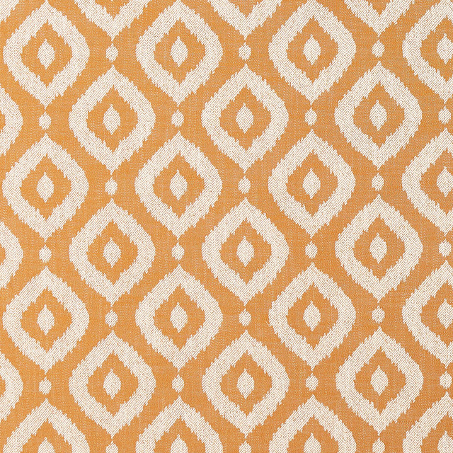 Soraya Spice by Clarke And Clarke Designer Fabric CLARKE & CLARKE PRINCE OF PERSIA POLYESTER - 64%;VISCOSE - 25%;LINEN - 11% India HEAVY Horizontal: 6.938 and Vertical: 7.125 55.625 - Swanky Fabrics -