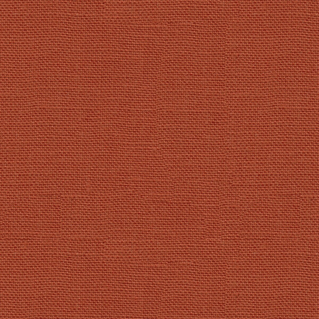 Weekend Linen Paprika by Mulberry Designer Fabric COUNTRY WEEKEND LINEN - 100% Belgium - Horizontal: - and Vertical: 0 53.978 - Swanky Fabrics -