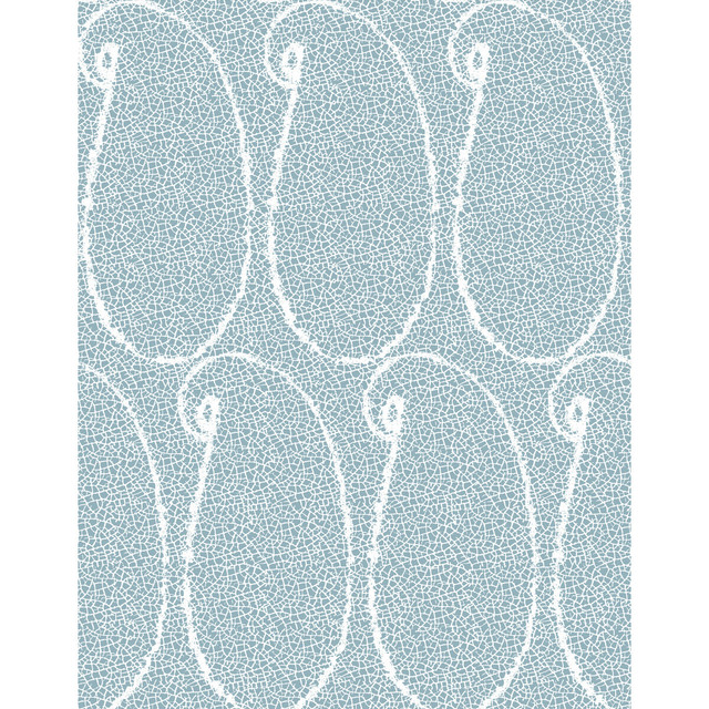 Benacantil Wp Azul by Gaston Y Daniela Designer Wallcovering LORENZO CASTILLO V VINYL - 100% Italy - Horizontal: 0 and Vertical: 35.4 27.5 - Swanky Fabrics -