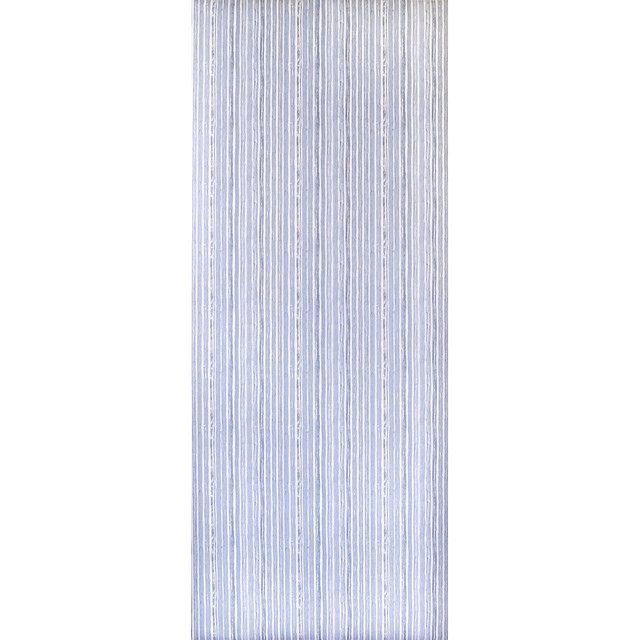 Benson Stripe Wp Faded Denim by Lee Jofa Designer Wallcovering CARRIER AND COMPANY CELLULOSE - 45%;BINDER - 20%;MINERAL FILLERS - 20%;POLYESTER - 15% United Kingdom - Horizontal: 9.2 and Vertical: 6.61 27.5 - Swanky Fabrics -