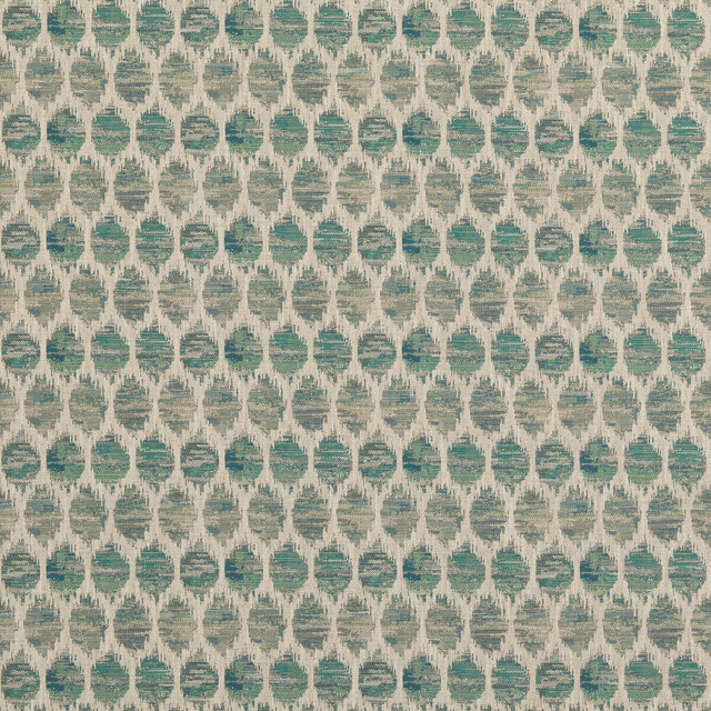 Honeycomb Aqua by Baker Lifestyle Designer Fabric BLOCK WEAVES VISCOSE - 43%;POLYESTER - 25%;COTTON - 21%;LINEN - 11% Turkey HEAVY Horizontal: 6.698 and Vertical: 3.94 53.978 - Swanky Fabrics -