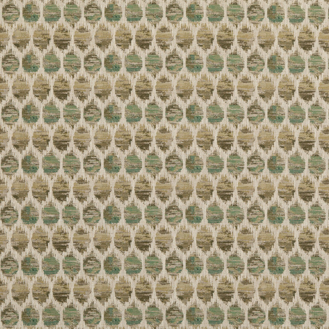 Honeycomb Green by Baker Lifestyle Designer Fabric BLOCK WEAVES VISCOSE - 43%;POLYESTER - 25%;COTTON - 21%;LINEN - 11% Turkey HEAVY Horizontal: 6.698 and Vertical: 3.94 53.978 - Swanky Fabrics -