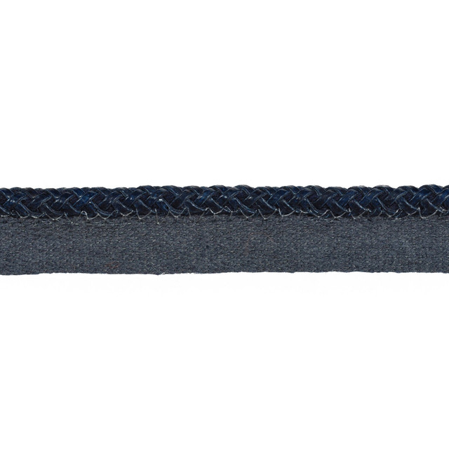 Disco Denim by Kravet Couture Designer Trim NOMAD CHIC POLYURETHANE - 91%;COTTON - 9% Spain - Horizontal: - and Vertical: - 0.75 - Swanky Fabrics -