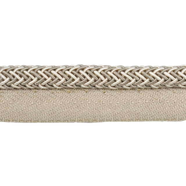 Electric Edge Taupe by Kravet Design Designer Trim JONATHAN ADLER UTOPIA COTTON - 55%;RAYON - 29%;POLYESTER - 15%;NYLON - 1% China - Horizontal: - and Vertical: - 1 - Swanky Fabrics -