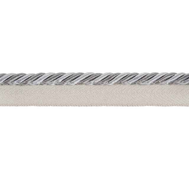 Twisted Cord Dove by Kravet Design Designer Trim KATE SPADE COLLECTION COTTON - 48%;RAYON - 31%;POLYESTER - 20%;NYLON - 1% China Horizontal: and Vertical: 0.1875 - Swanky Fabrics -