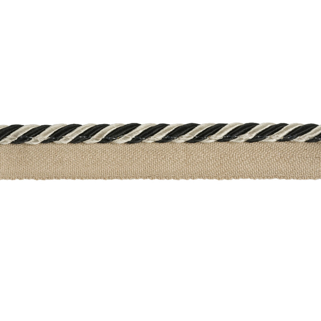 Twisted Cord Domino by Kravet Design Designer Trim KATE SPADE COLLECTION COTTON - 48%;RAYON - 31%;POLYESTER - 20%;NYLON - 1% China Horizontal: and Vertical: 0.1875 - Swanky Fabrics -