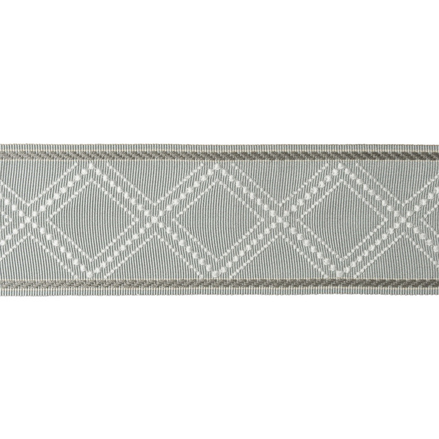 Diamond Trellis Vapor by Kravet Design Designer Trim CANDICE OLSON COLLECTION POLYESTER - 72%;ACRYLIC - 28% Turkey - Horizontal: - and Vertical: - 3 - Swanky Fabrics -
