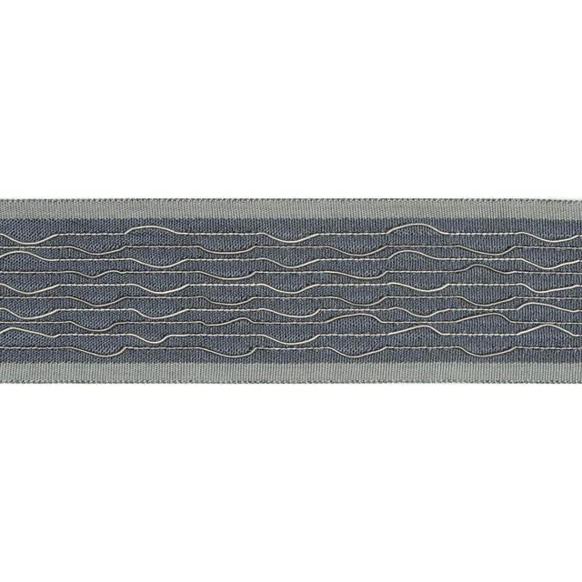 Fine Lines Slate by Kravet Design Designer Trim BRAIDS BANDS & BORDERS RAYON - 88%;COTTON - 12% China - Horizontal: - and Vertical: - 2 - Swanky Fabrics -