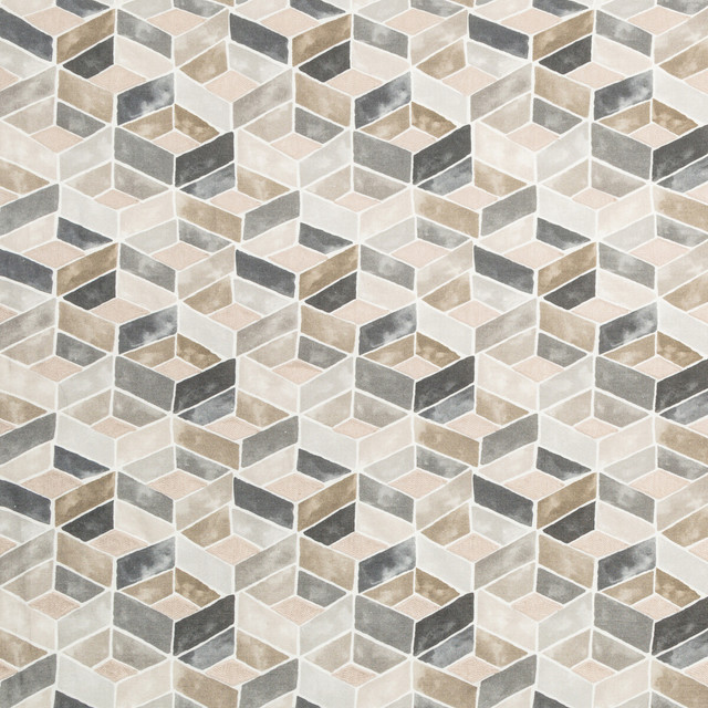 Tesserae Pewter by Kravet Couture Designer Fabric MODERN COLORS-SOJOURN COLLECTION LINEN - 77%;ACRYLIC - 23% India LIGHT Horizontal: 13.4 and Vertical: 13.2 53.5 - Swanky Fabrics -