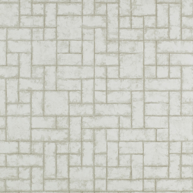 Sandstone Pearl by Clarke And Clarke Designer Wallcovering CLARKE & CLARKE REFLECTIONS WOOD PULP - 74%;BINDER - 13%;POLYESTER - 13% United Kingdom - Horizontal: 20.875 and Vertical: 10.5 20.875 - Swanky Fabrics -