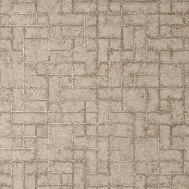 Sandstone Taupe by Clarke And Clarke Designer Wallcovering CLARKE & CLARKE REFLECTIONS WOOD PULP - 74%;BINDER - 13%;POLYESTER - 13% United Kingdom - Horizontal: 20.875 and Vertical: 10.5 20.875 - Swanky Fabrics -