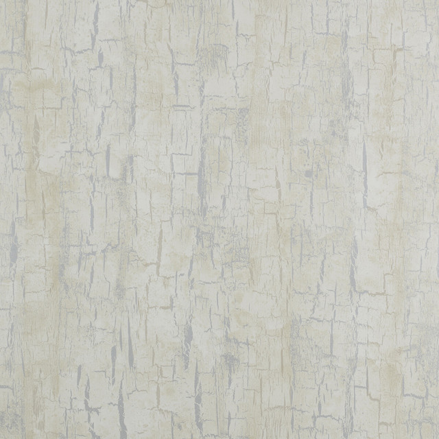 Tree Bark Pearl by Clarke And Clarke Designer Wallcovering CLARKE & CLARKE REFLECTIONS WOOD PULP - 74%;BINDER - 13%;POLYESTER - 13% United Kingdom - Horizontal: 20.875 and Vertical: 10.5 20.875 - Swanky Fabrics -