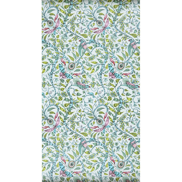 Rousseau Eggshell by Clarke And Clarke Designer Wallcovering ANIMALIA BY EMMA J SHIPLEY FOR C&C - United Kingdom - Horizontal: 0 and Vertical: 20.5 20.5 - Swanky Fabrics -