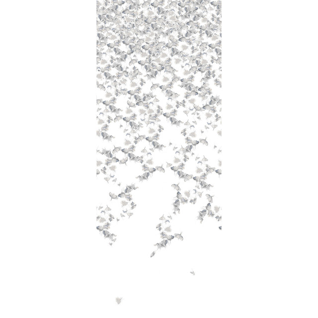 Falling Ginkgo Winter by Kravet Couture Designer Wallcovering PAPERSCAPE ARTIST SERIES PAPER - 100% United States - Horizontal: 54 and Vertical: 144 54 - Swanky Fabrics -