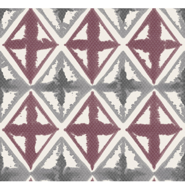 Diamond Block Port by Winfield Thybony Designer Wallcovering WINFIELD THYBONY NON WOVEN - 100% United States - Horizontal: - and Vertical: 25.25 27 - Swanky Fabrics -
