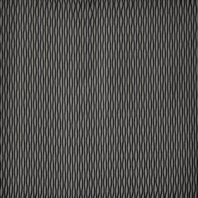 Biba # 114 Noir by Maxwell Designer Fabric Sheer Style 100% POLYESTER TURKEY V-1.25"H-0.4" 118" - Swanky Fabrics -