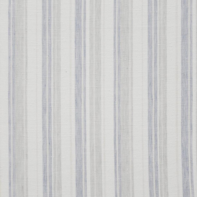 Dionne # 979 White Water by Maxwell Designer Fabric Sheer Heights 54% POLYESTER/46% LINEN TURKEY H-7.9" 118" - Swanky Fabrics -