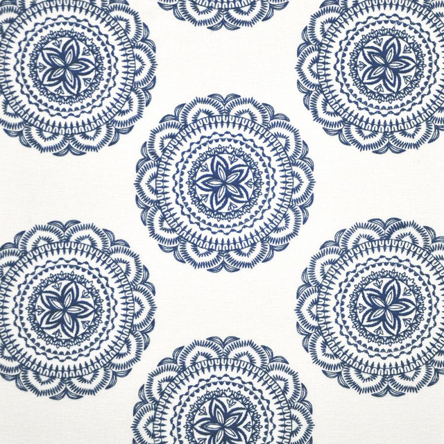 Kermina # 329 Yale by Maxwell Designer Fabric Color Theory-Vol.V Sorbet 70% POLYESTER/30% COTTON INDIA V-12.75"H-17" 54"EMB51.5 - Swanky Fabrics -