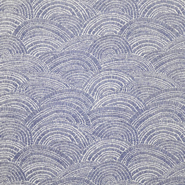 Pepperland # 212 Sapphire by Maxwell Designer Fabric Upholstery Palettes-Laguna 52% POLYESTER/34% RAYON 14% RECYCLED COTTON USA V-18"H-14.3" 57.75" - Swanky Fabrics -