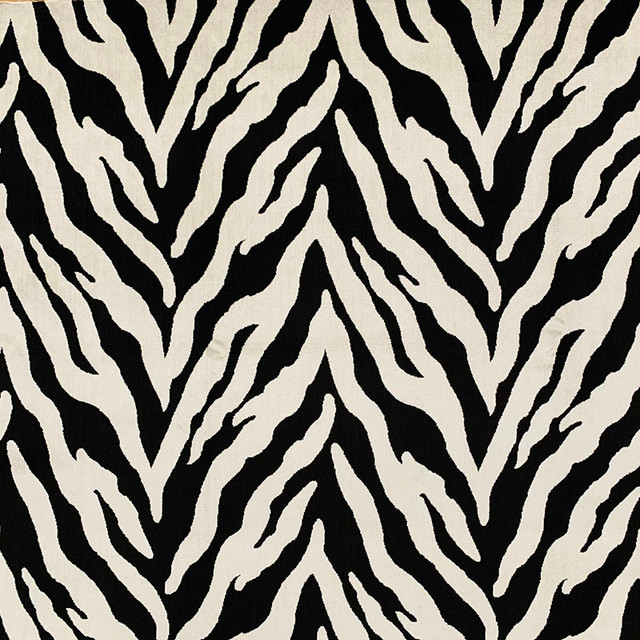 Escape Zebra by Magnolia Designer Fabric - 44Poly/56Visc India 100000 Horizontal: 13.5 and Vertical: 14 57" - Swanky Fabrics -