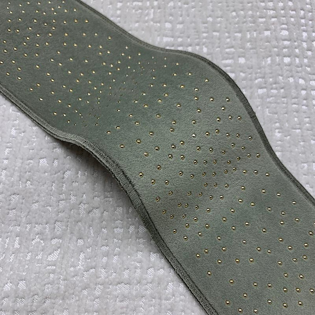 Estella Tape Lemongrass by Magnolia Designer Trim - 82Poly/11Ray/7Met China Horizontal: and Vertical: 3.15 - Swanky Fabrics -