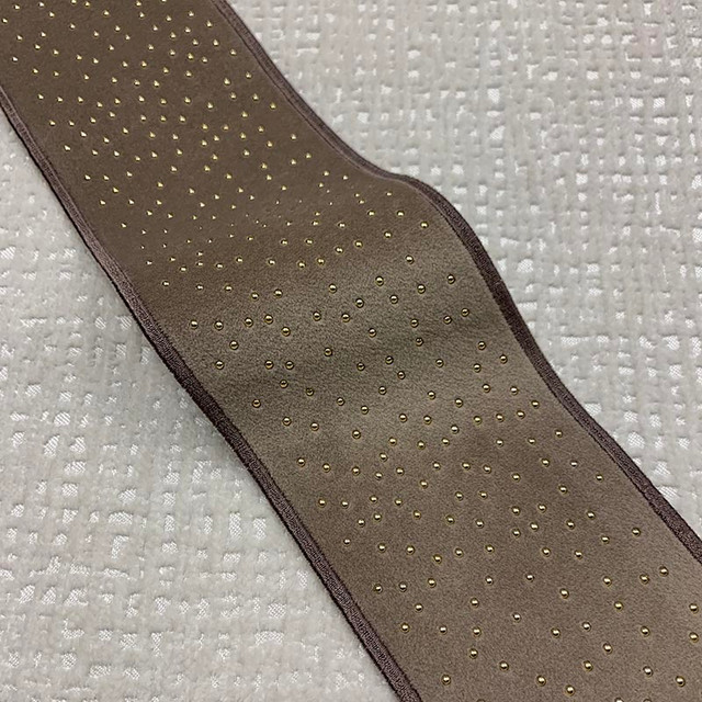 Estella Tape Mink by Magnolia Designer Trim - 82Poly/11Ray/7Met China Horizontal: and Vertical: 3.15 - Swanky Fabrics -