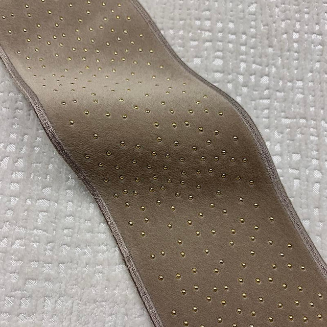 Estella Tape Woodsmoke by Magnolia Designer Trim - 82Poly/11Ray/7Met China Horizontal: and Vertical: 3.15 - Swanky Fabrics -