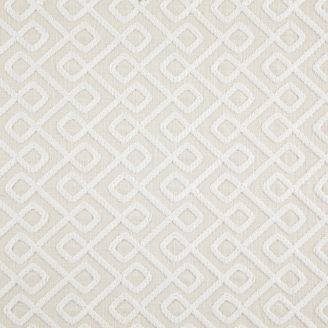 Sienna 11J8721 by JF Designer Fabric Divine Embroidery 55% Cotton, 33% Viscose, 12% Linen India Horizontal: 2.625 and Vertical: 2.875 54 - Swanky Fabrics -