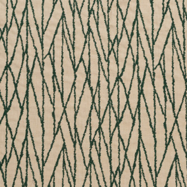 Trove Green by Mitchell Designer Fabric #1906 48% Cotton,48% Polyester,4% Linen India </p><p>Repeat: Horizontal: 12.5 and Vertical: 15.3 51 - Swanky Fabrics -