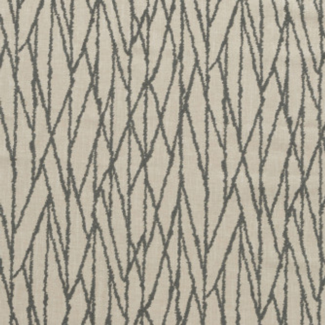 Trove Grey by Mitchell Designer Fabric #1905 48% Cotton,48% Polyester,4% Linen India </p><p>Repeat: Horizontal: 12.5 and Vertical: 15.3 51 - Swanky Fabrics -