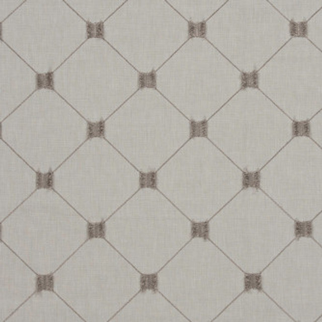 Palomar Fog by Mitchell Designer Fabric #1808 50% Polyester,50% Cotton w/100% Polyester Embroidery India </p><p>Repeat: Horizontal: 4.75 and Vertical: 4.5 52 - Swanky Fabrics -