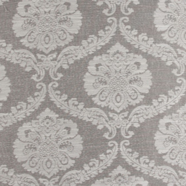 Lucia Sterling by Mitchell Designer Fabric #1804 60% Viscose,40% Polyester China </p><p>Repeat: Horizontal: 15 and Vertical: 13.75 60 - Swanky Fabrics -