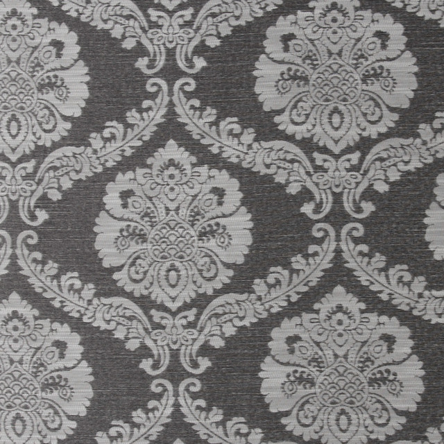 Lucia Charcoal by Mitchell Designer Fabric #1804 - Drapery Jacquards 60% Viscose,40% Polyester China </p><p>Repeat: Horizontal: 15 and Vertical: 13.75 60 - Swanky Fabrics - Lucia Charcoal by Mitchell Designer Fabric #1804 - Drapery Jacquards 60% Viscose,40% Polyester China </p><p>Repeat: Horizontal: 15 and Vertical: 13.75 60 - Swanky Fabrics -