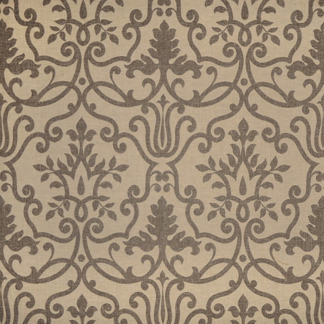Kennedy Pewter by Mitchell Designer Fabric #1416 - Presidential Collection 76% POLYESTER 24% COTTON India 15000 </p><p>Repeat: Horizontal: 13.75 and Vertical: 14.625 56 - Swanky Fabrics -