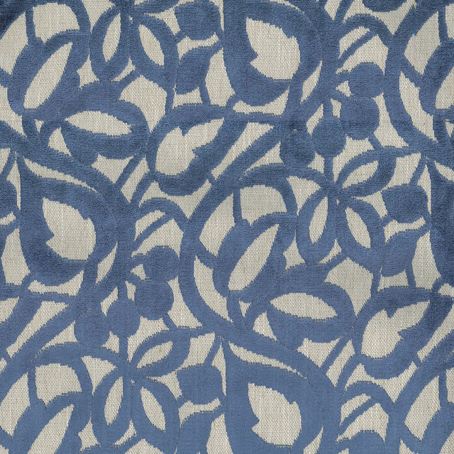 Merits 306 Azure by ABBEYSHEA Designer Fabric N/A 100% Polyester China 18,000 Double Rubs </p><p>Repeat: Horizontal: 13.5" (34.3 cm) Across the Roll and Vertical: 13.5" (34.3 cm) Up the Roll 54" (137 cm) - Swanky Fabrics -