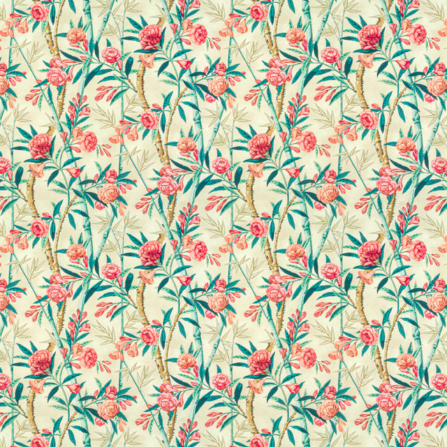 Arbor 1 Peacock by Stout Designer Fabric COMFORTABLE LIVING GLACIER/LAGOON 100%COT PERU FLAME RETARDANT-U.F.A.C. CLASS 1 CATB 117-2013 WYZENBEEK 25 000 DOUBLE RUB WEAR TEST (HEAVY DUTY) Horizontal: 13.5 and Vertical: 27 54 in - Swanky Fabrics -