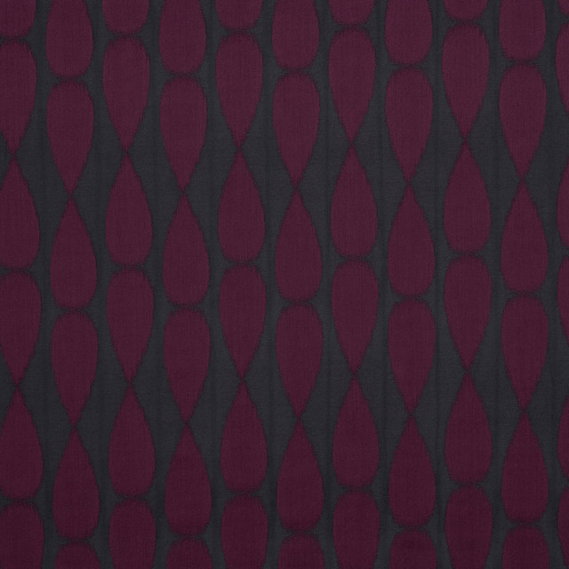 Ecoleaf 3 Raspberry by Marcus William Designer Fabric KAI/MARCUS WILLIAM JACAMAR 35%POL 34%SVI 31%COT INDIA Horizontal: 4.625 and Vertical: 9.25 54 in - Swanky Fabrics -